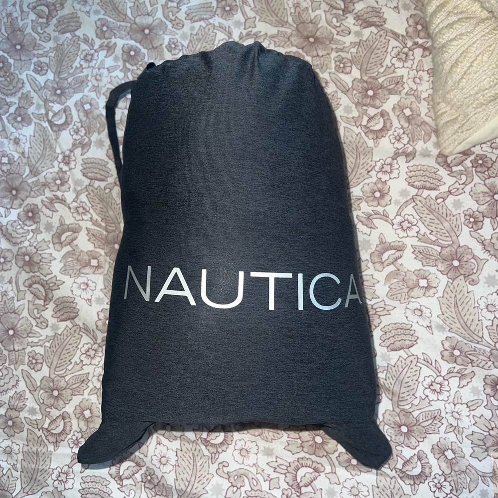 Nautica Women's Dark Gray Packable Puffer Jacket - Picture 2 of 10